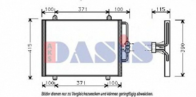 AKS DASIS 182270n -  Конденсатор, кондиционер